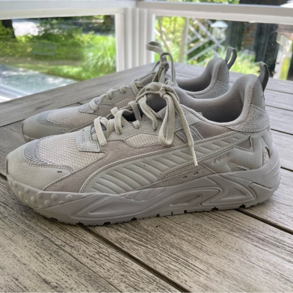 Puma RS TRCK Horizon Light Gray Sneakers Mens Size 12